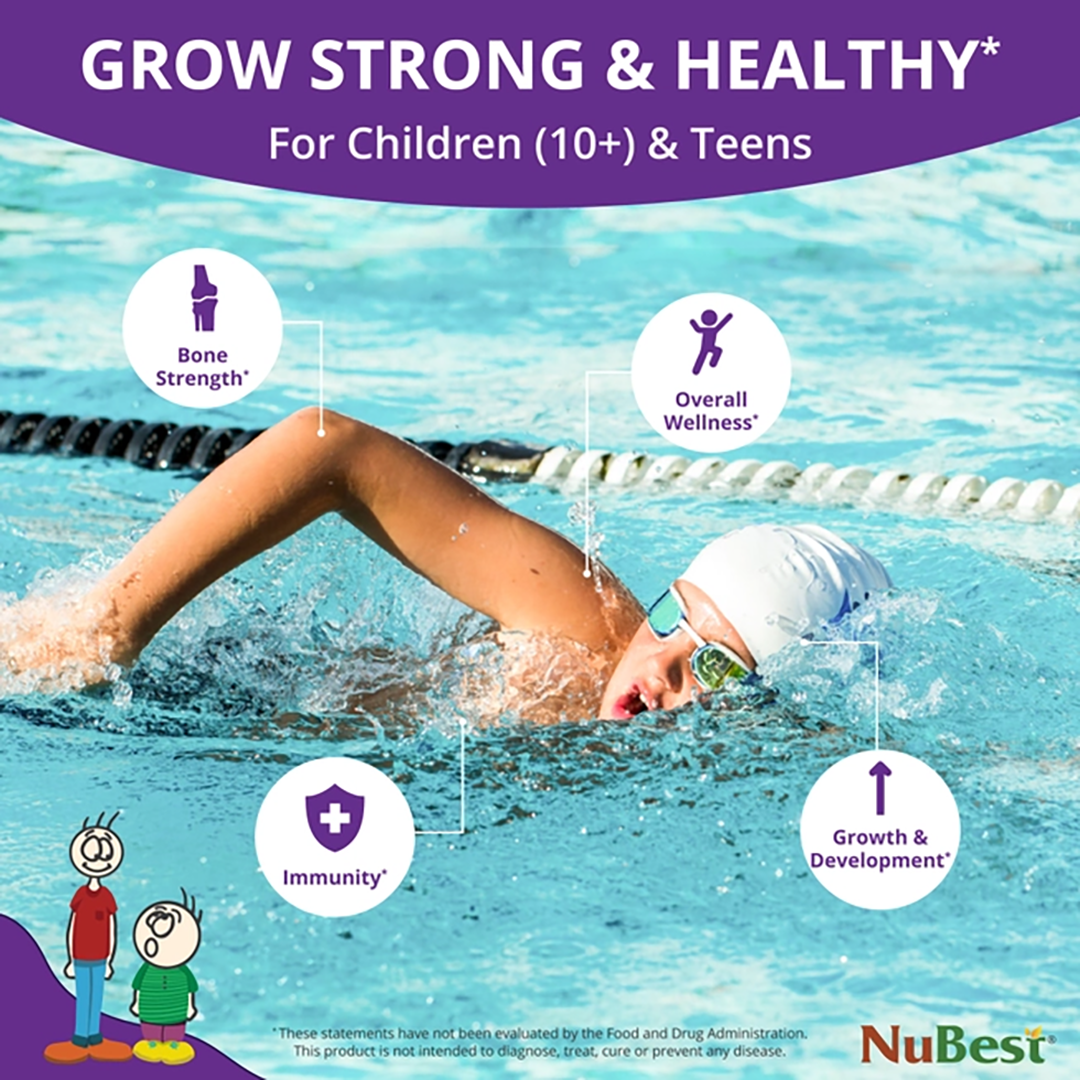 NuBest, Tall 10+ – Growth Support for Preteens & Teens