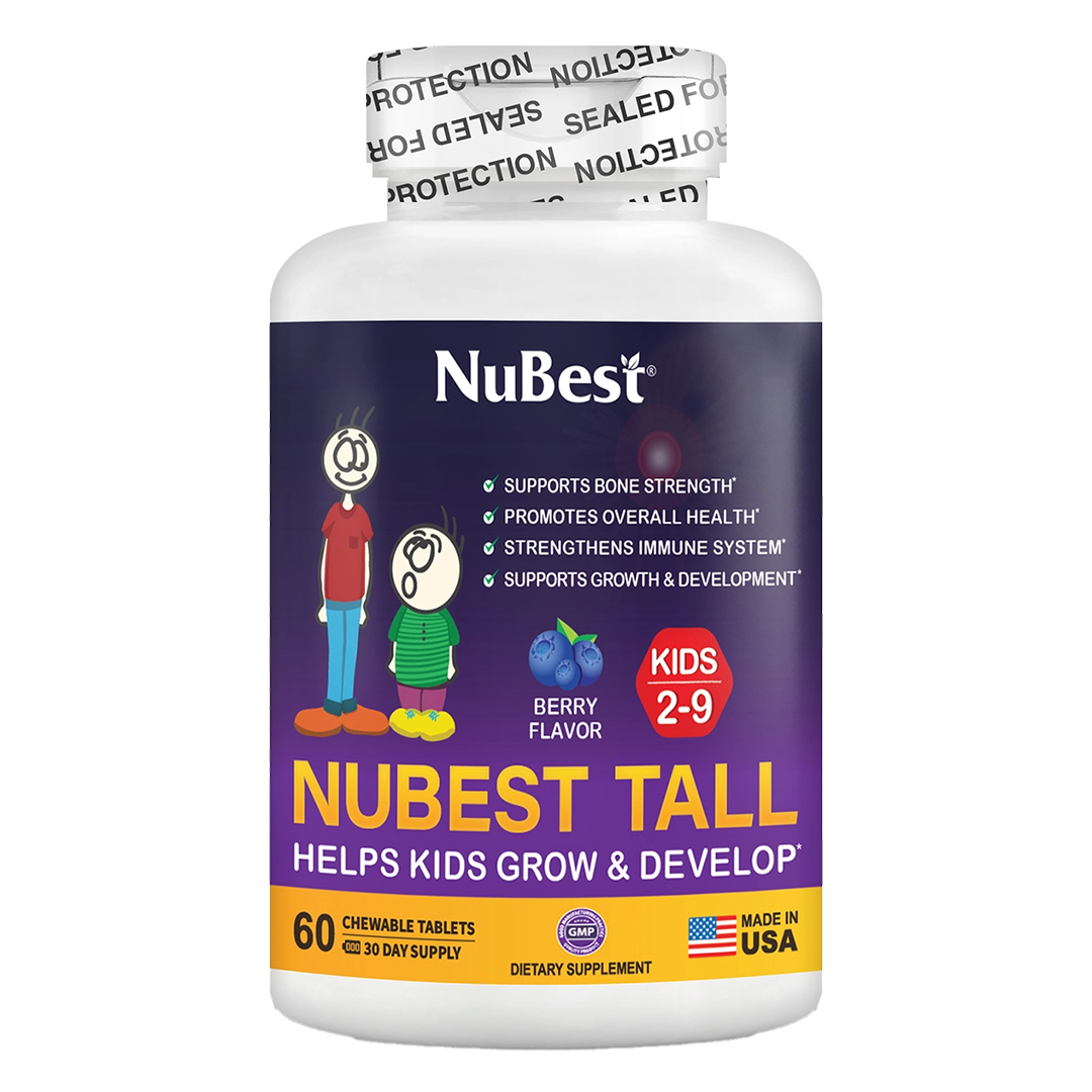 NuBest, Tall Kids (2-9) – Multivitamins for Growth & Development 2-9