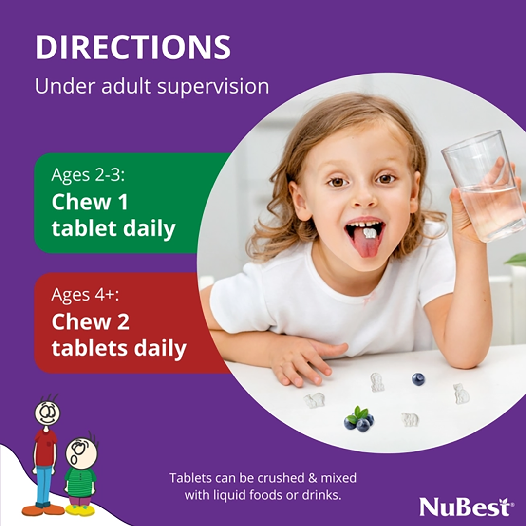 NuBest, Tall Kids (2-9) – Multivitamins for Growth & Development 2-9