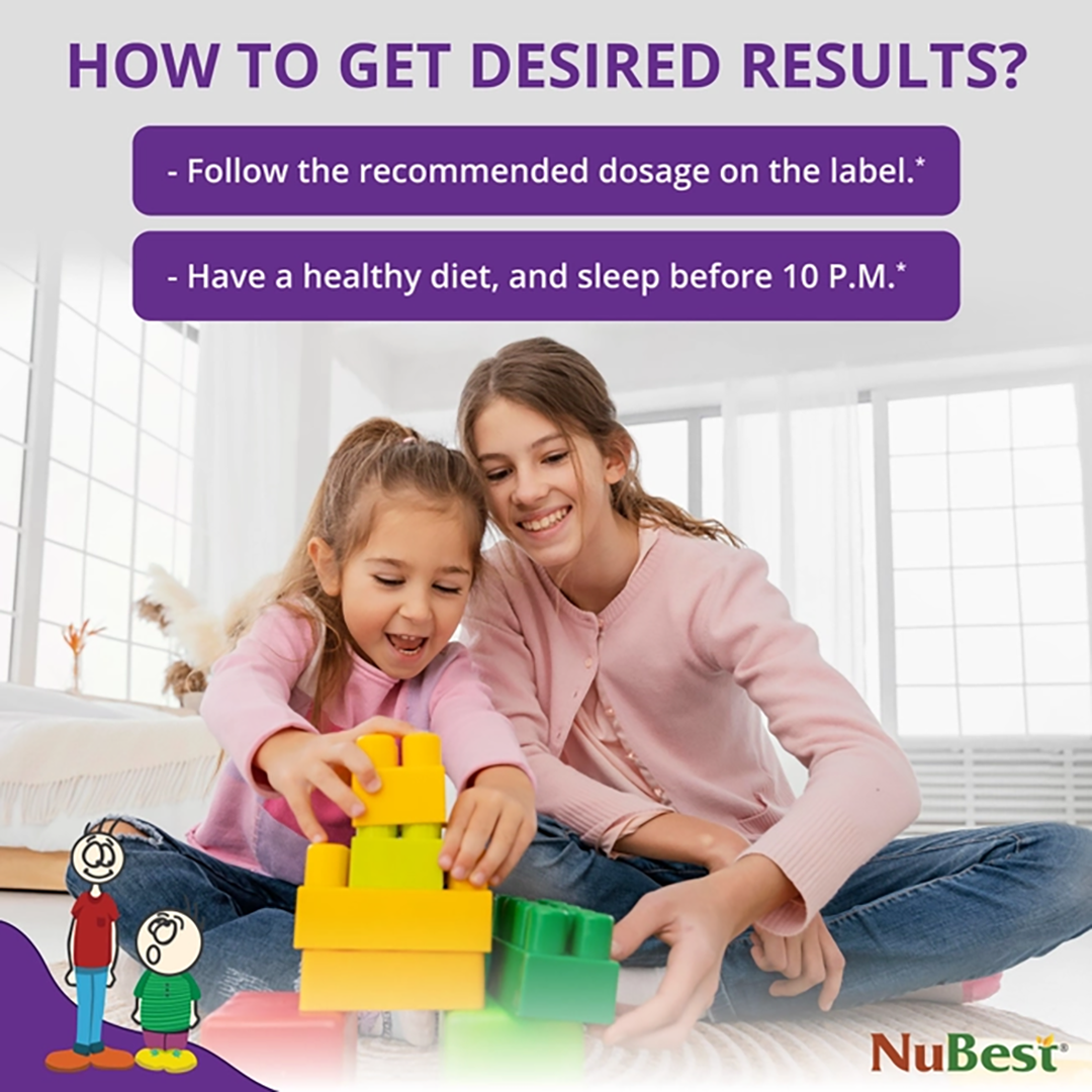 NuBest, Tall Kids (2-9) – Multivitamins for Growth & Development 2-9