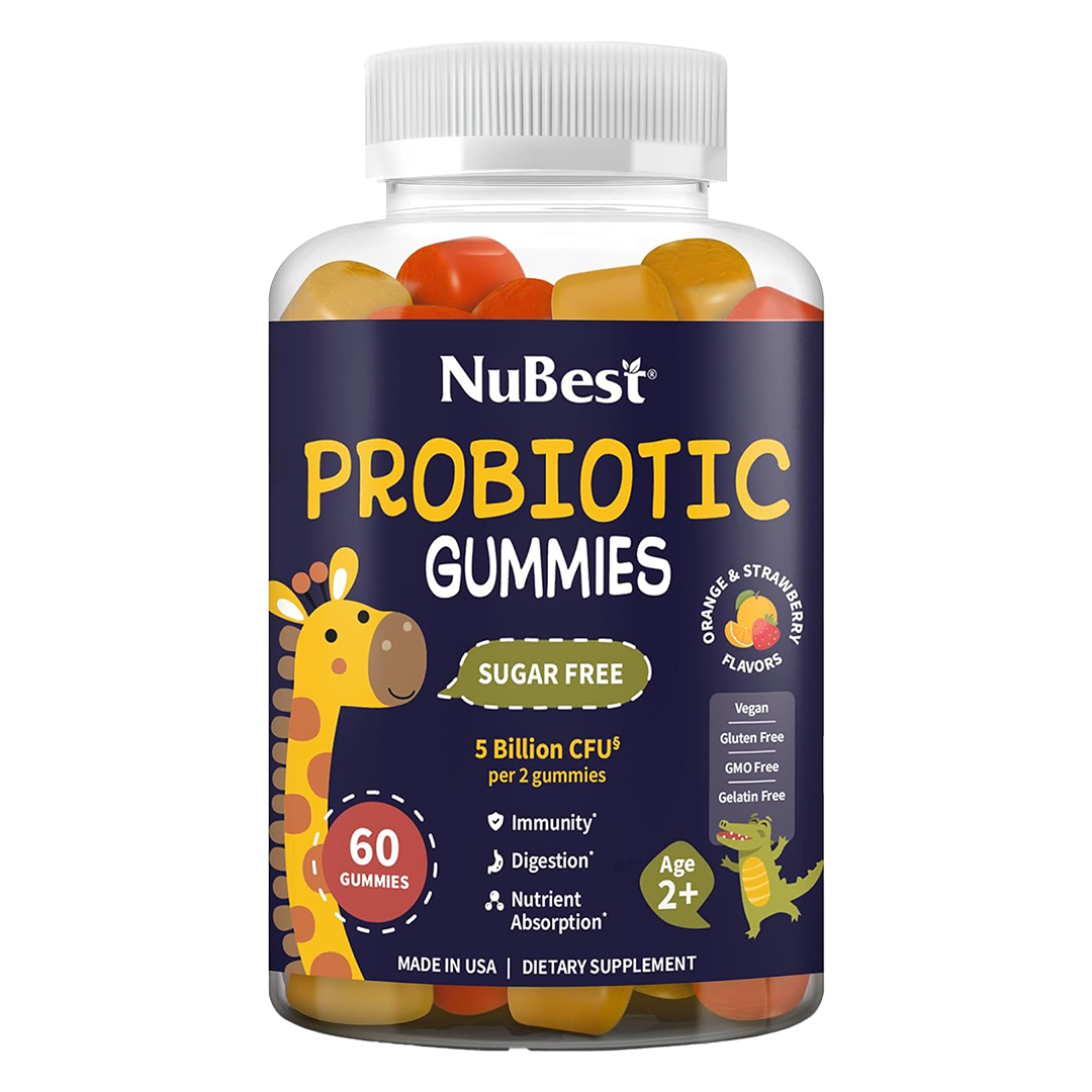 NuBest, Probiotic Gummies – Gut & Immune Health for Kids & Adults