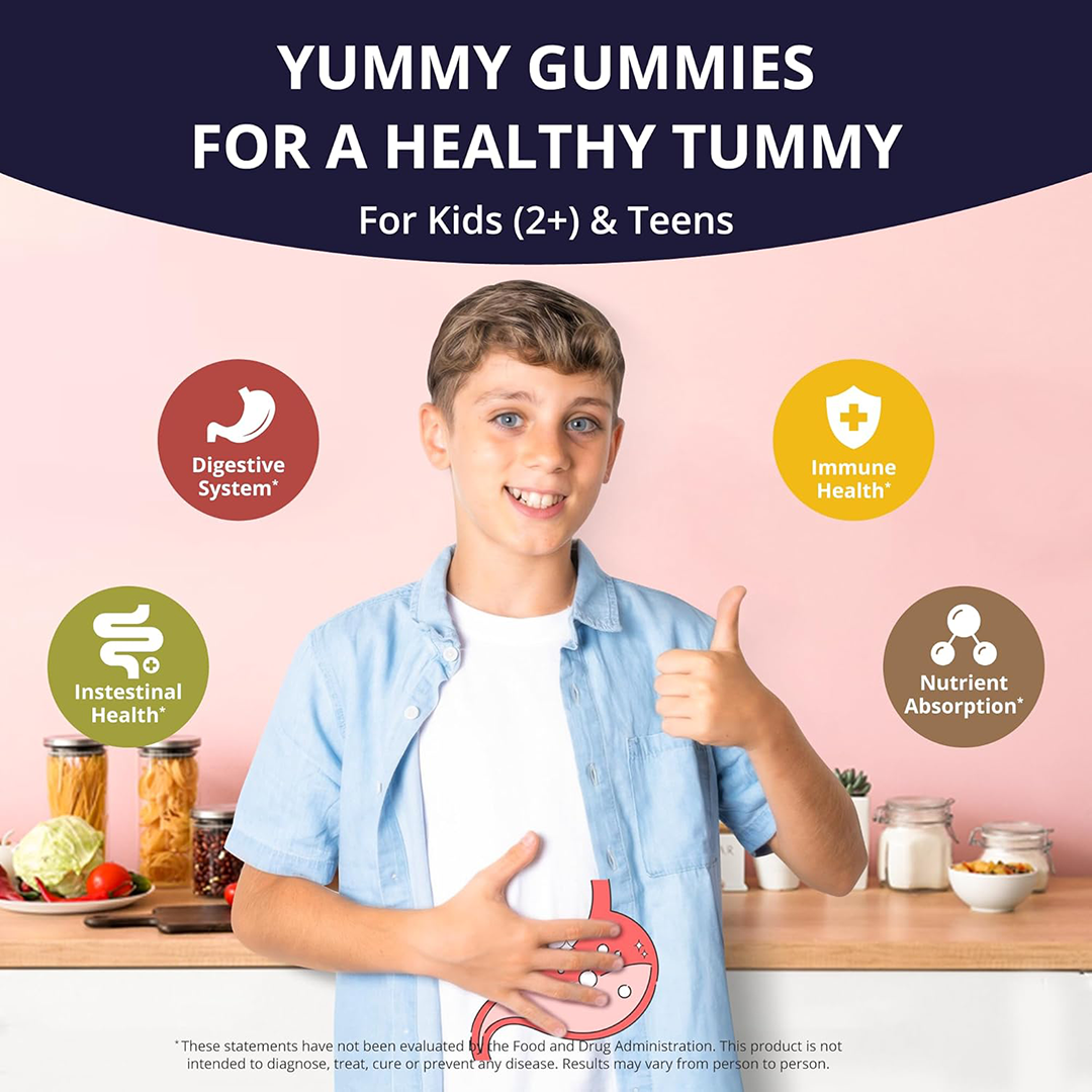 NuBest, Probiotic Gummies – Gut & Immune Health for Kids & Adults