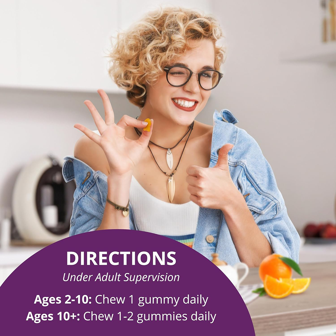 NuBest, Omega-3 Gummies – Brain, Vision & Heart Support for Kids & Teens
