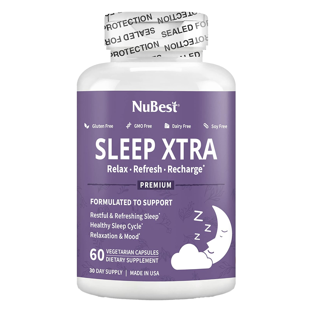 NuBest, Sleep Xtra – Natural Sleep Aid for Deep & Restful Sleep