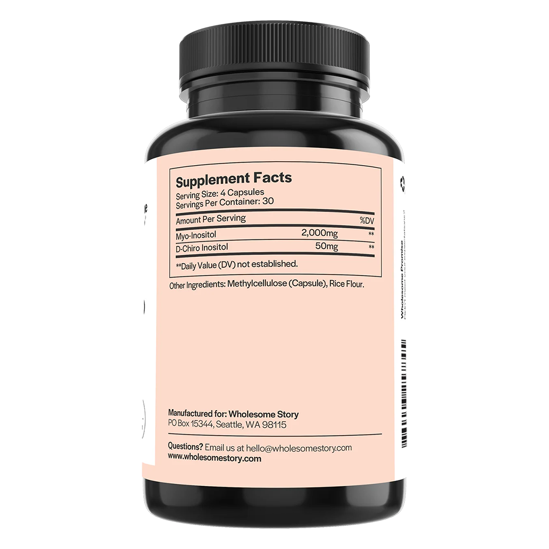 Wholesome Story, Myo-Inositol & D-Chiro Inositol – Hormonal Balance & Reproductive Health
