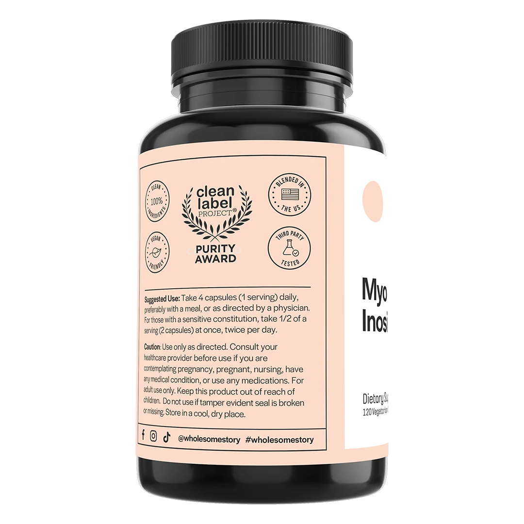 Wholesome Story, Myo-Inositol & D-Chiro Inositol – Hormonal Balance & Reproductive Health