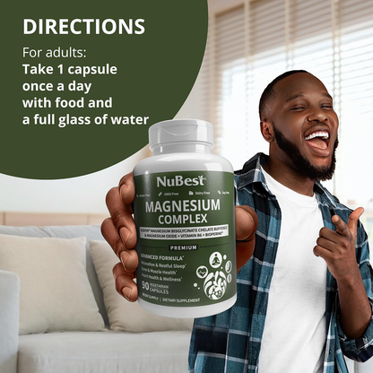 NuBest, Magnesium Complex – Bone, Muscle & Relaxation Support