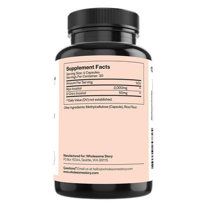 Wholesome Story, Myo-Inositol & D-Chiro Inositol – Hormonal Balance & Reproductive Health