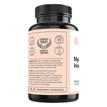Wholesome Story, Myo-Inositol & D-Chiro Inositol – Hormonal Balance & Reproductive Health